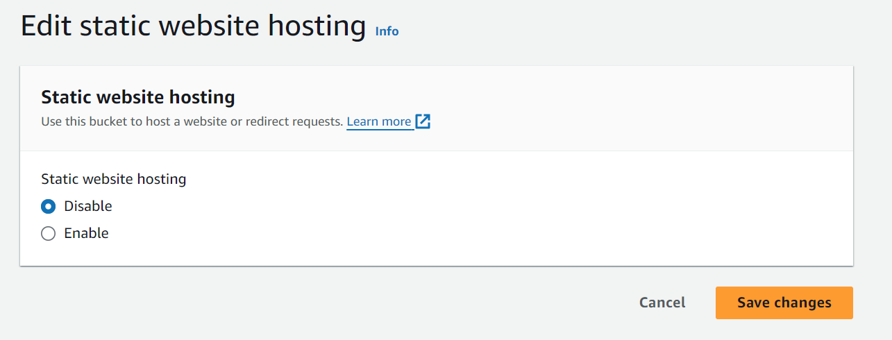 Bucket Config: General Config 8